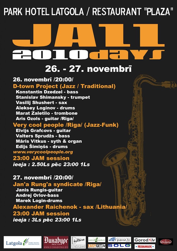 26.-27. novembri JAZZ DAYS